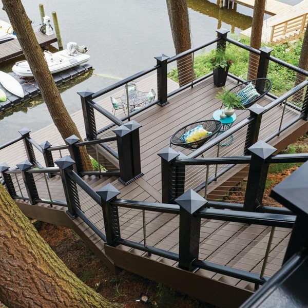 Brazilian Walnut — TimberTech AZEK Arbor Decking Plugs — Brazilian Walnut, 100-Pack