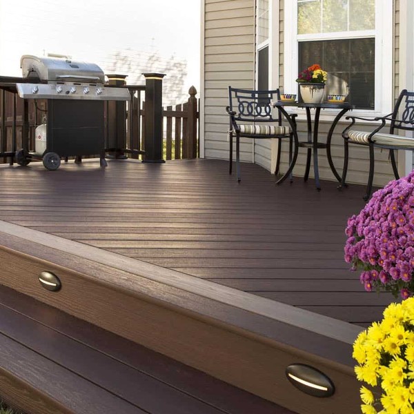 Mountain Redwood — TimberTech AZEK Arbor Decking Plugs — Mountain Redwood, 100-Pack