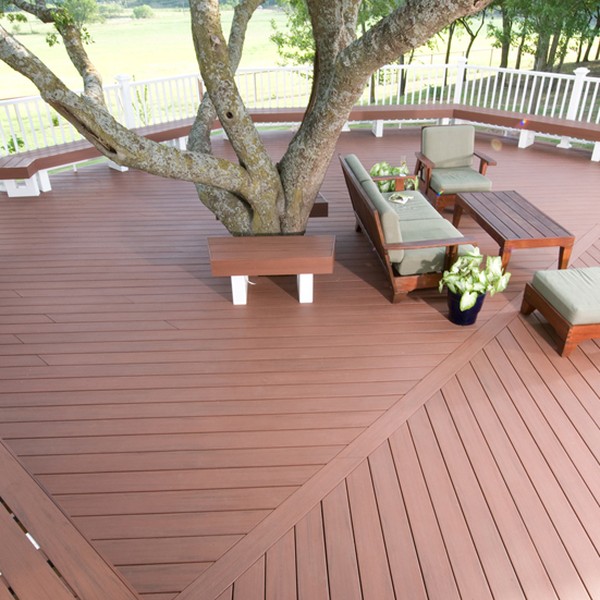 Redland Rose — TimberTech AZEK Arbor Decking Plugs — Redland Rose, 100-Pack