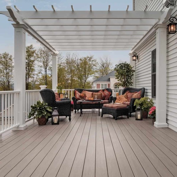 Silver Oak — TimberTech AZEK Arbor Decking Plugs — Silver Oak, 100-Pack