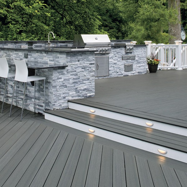 Sea Salt Gray — TimberTech EDGE Prime+ Decking Plugs — Sea Salt Gray, 100-Pack