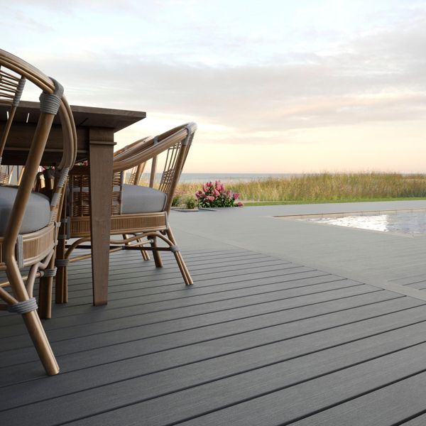 Island Mist — Trex Lineage Decking Plugs — Island Mist, 100-Pack