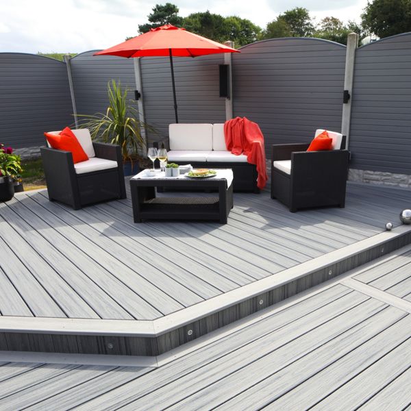 Island Mist — Trex Transcend Decking Plugs — Island Mist, 100-Pack
